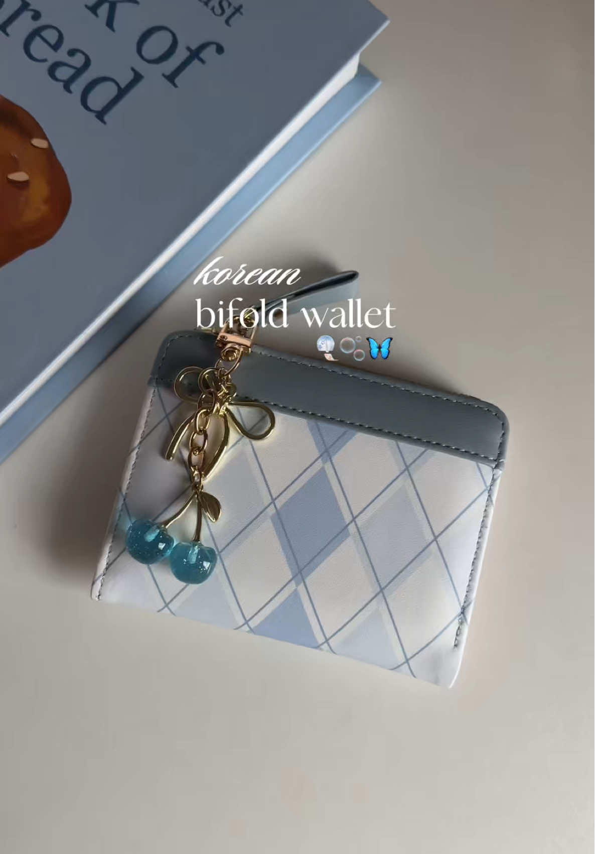 cute & compact korean bifold wallet for ₱62 only! 🎐🫧🦋 #koreanwallet #bifoldwallet #coinpursewallet #compactwallet #womenswallet