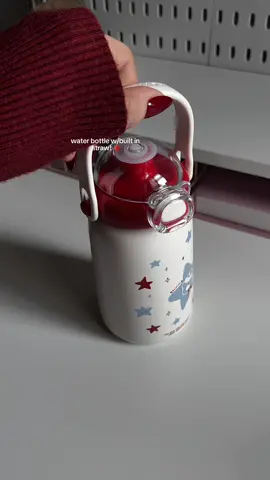 leakproof nadin etong water bottle ko. Ang cute ng water bottle ko may built in straw 🥰😍👌. #waterbottle #bottle #cup #stainless 
