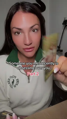 Someone you met recently is obsessing over you tarot reading #tarot #fyp 