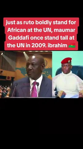 in 2009 muamar Gaddafi stand tall at the UN and delivered bold unapologetic speech at the UN. just like ruto make us proud and made it clear that Africa has had enough of the isolation. muamar Gaddafi went further to talk about Israel and Palestine, he suggested a one state solution for the that tiny land, so equality can prevail instead of endless bombing in Gaza. ibrahim traore🇧🇫 #africahistory #africantiktok #ibrahimtraoré🇧🇫 #un #unitednations🇺🇳 #ruto #williamruto #africanhistoryforgotten #muamargaddafi #africa #israel #gaza #palastine❤ #israelsoldiers #hamas 