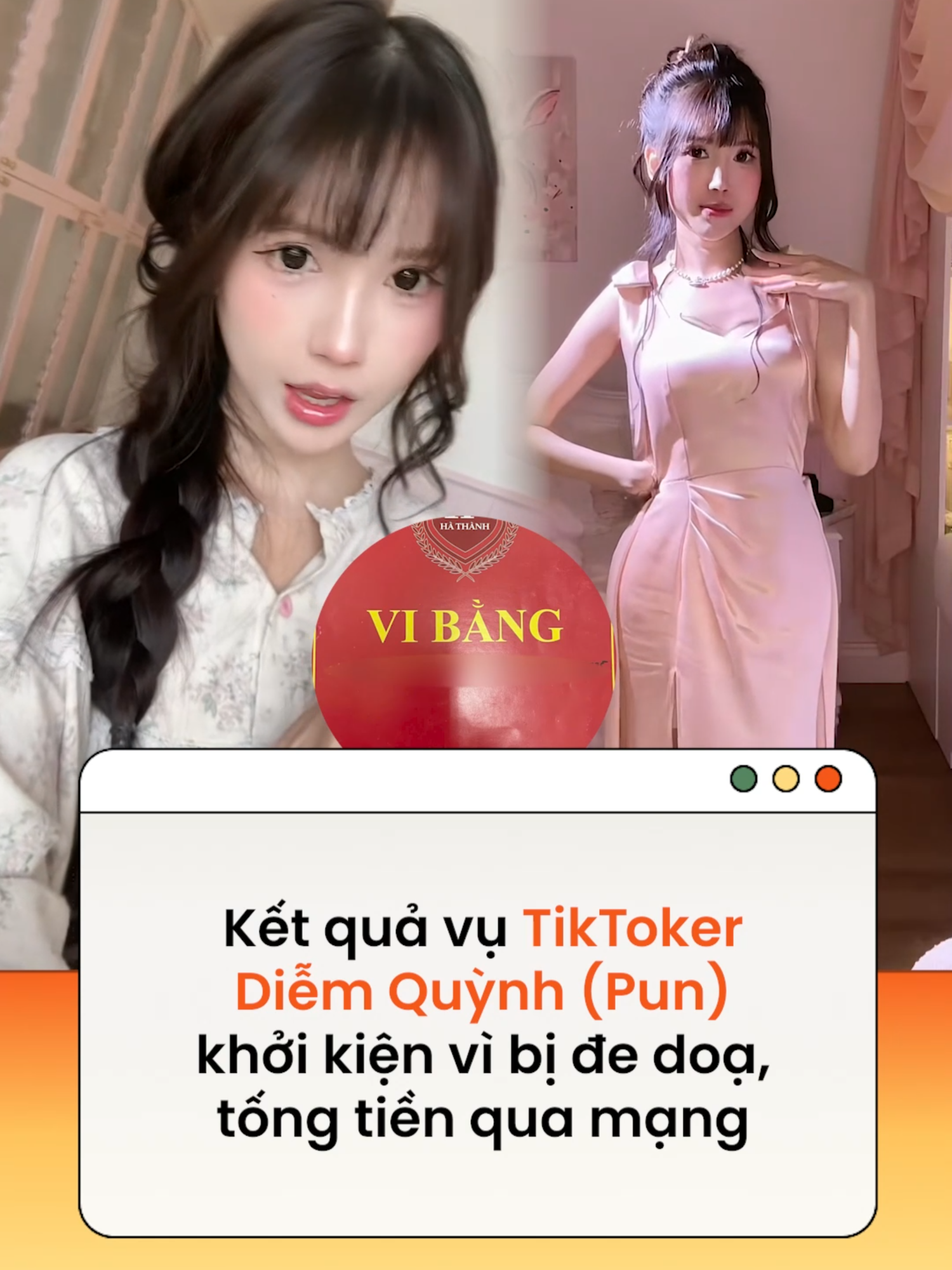 Pun cho biết từ năm 2024 tới tháng 5/2025, N. đã đăng tải nhiều bài viết, video và lan truyền thông tin sai lệch, thiếu kiểm chứng, không đầy đủ để điều hướng dư luận tiêu cực về cô rồi yêu cầu một số tiền để kết thúc vụ việc #news #amm  Theo Đời sống pháp luật