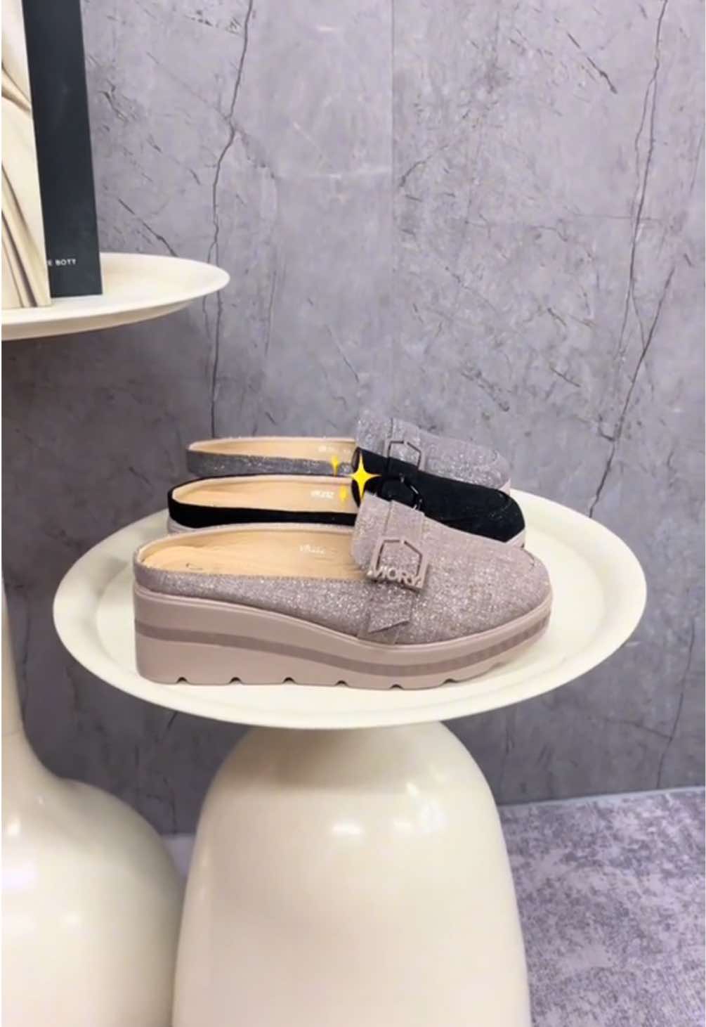 #viral #wedgesshoes #chungkyheelshoes
