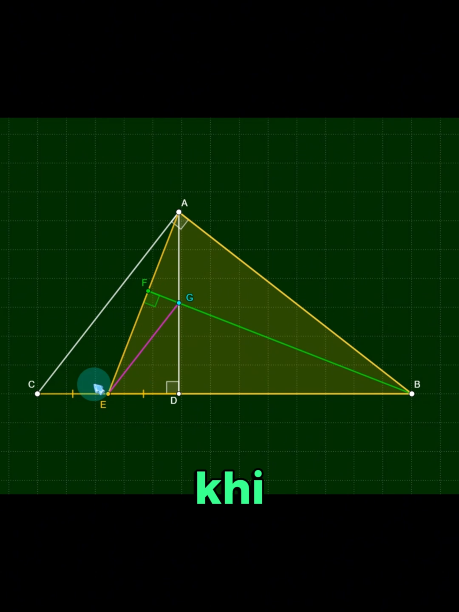geogebra vẽ hình học, toán hình THCS #toan #toanhinh #thcs #geogebra #EduTok #LearnOnTikTok