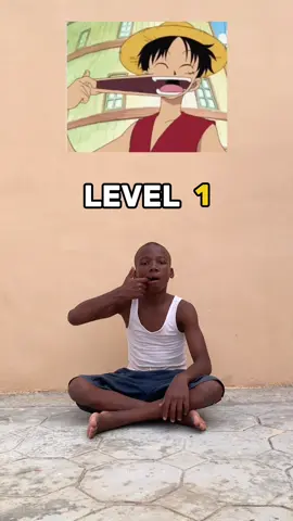 Anime/Manga pose .Level 1 to 8 #calisthenics #animepose #bakipose #bakiposechallenge #onepieceanime 