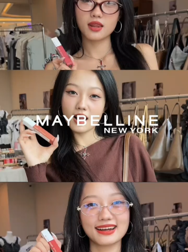 fit check ກັບລິບ Maybelline super stay matte lnk!!! #maybellinenewyork #maybellinelaos #superstay #mattelnk #1000touches 