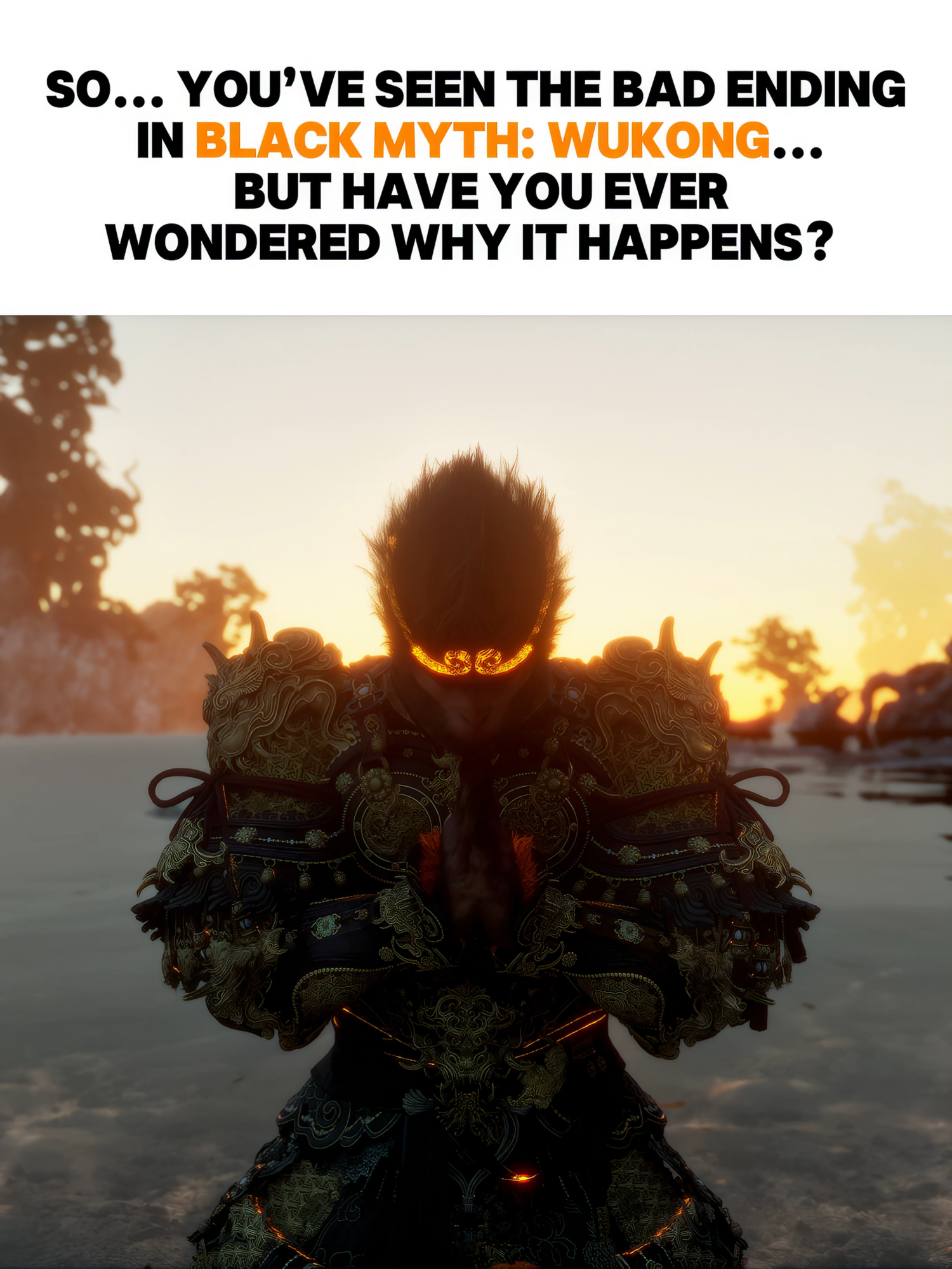 Black Myth: Wukong bad ending... #battlefield6gameplay #blackmythwukong #blackmythwukonggameplay