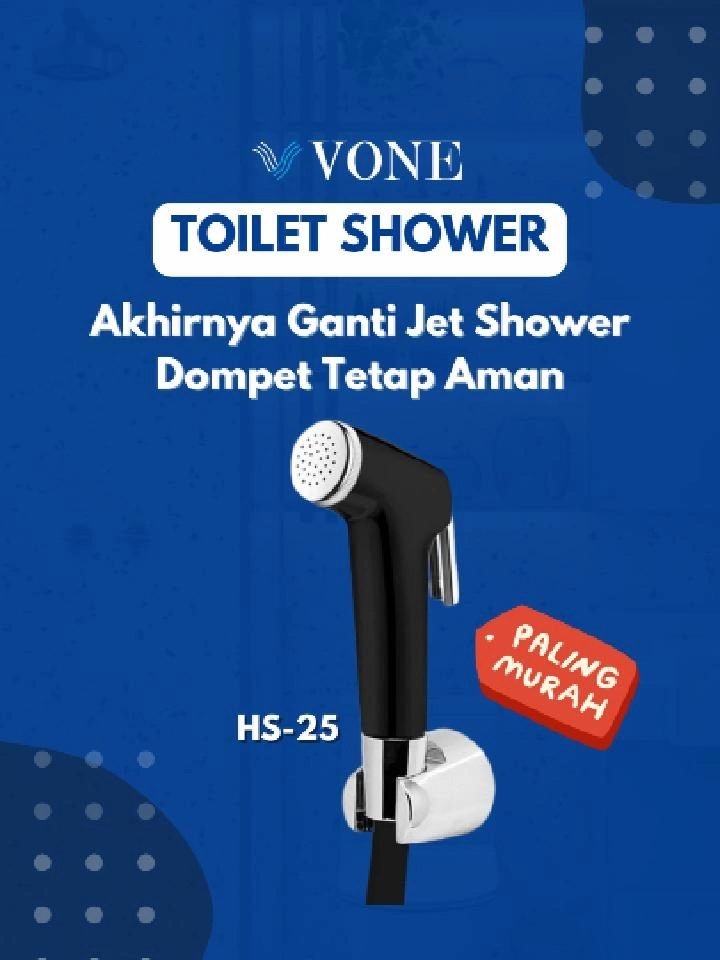 Hidup tenang karena udah ganti jet shower yang aman dari bocor 🚿✨#jetshower #jetshowertoilet #toilet #toiletshower #bidet #vonesanitary