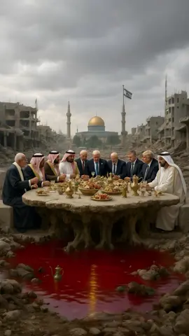 مأدبة العار: حين تجتمع الخيانة على جراح غزّة.. #مرايا_الشام  #غزة #gaza  #palestine #فلسطين 