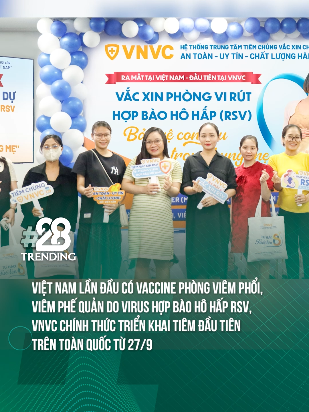 VIỆT NAM LẦN ĐẦU CÓ VACCINE PHÒNG VIÊM PHỔI, VIÊM PHẾ QUẢN DO VIRUS HỢP BÀO HÔ HẤP RSV #TikTokForHealth #tiemchungvnvc #vnvc #rsv #theanh28 #theanh28trending #tiktoknews #tiktokgiaitri