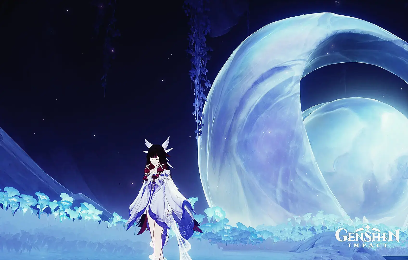 я просто влюблена в эту прекрасную девушку с мамой первой секунды, как ее увидела. а ее песни, я вчера наверное минут  20 бегала и просто слушала, пока делала эти фото #геншинимпакт #GenshinImpact #kolumbina  #recomendation 