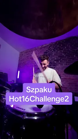 Szpaku, @Raff - Hot16Challenge2 #szpaku #hot16challenge2 #drums #drumcover #fyp 