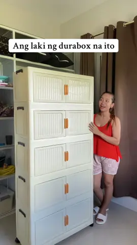 Napaka laki ng durabox na ito. Big durabox. Cabinet. Drawer. Clothes storage. #cabinet #drawer #durabox #fyp #viral 