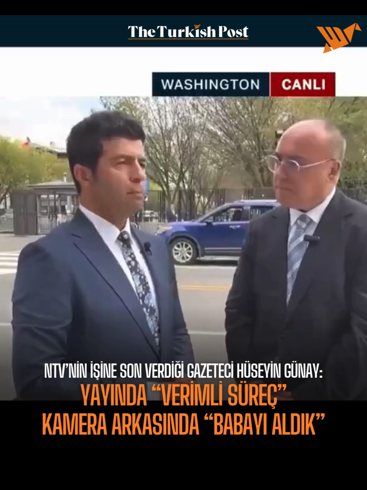 NTV’nin işine son verdiği gazeteci Hüseyin Günay: Yayında “verimli süreç” Kamera arkasında “babayı aldık” Doğuş Grubu’na ait NTV’nin işine son verdiği gazeteci Hüseyin Günay’ın, Oval Ofis’teki toplantı için ekrandaki yorumları farklıydı. www.turkishpost.net