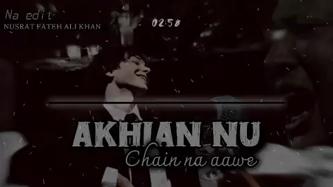 Akhian nu chan na awee Nusrat Fateh Ali Khan 🎧🖤 bassboosted qawali  #nusratfatehalikhan #bassboosted  #qawali #nomi_creative #nominice_005 
