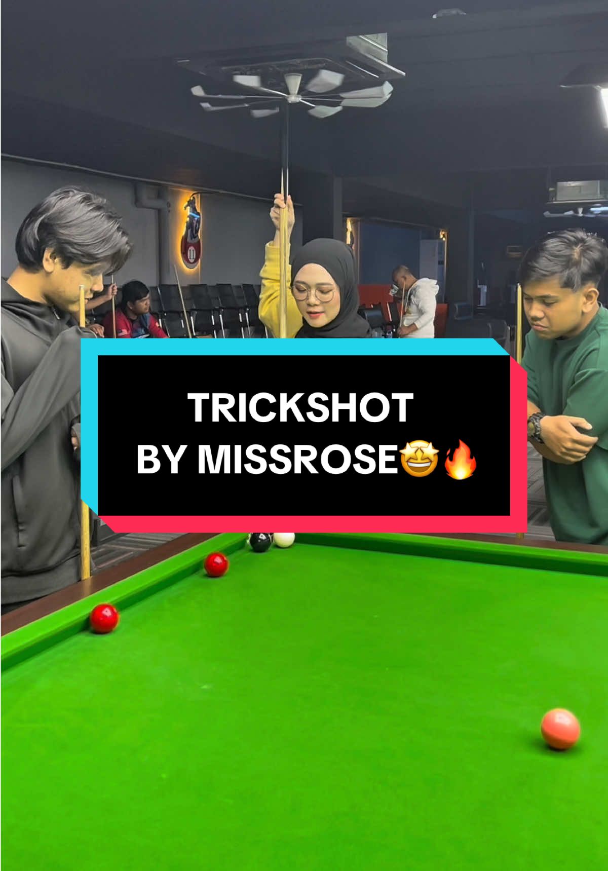 Padu Trickshot Dia 😍🔥 @MissroseGaming #snooker #snookermalaysia #fyp #fypage #rssnookeracademy 