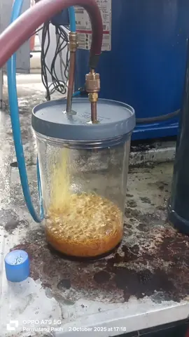 minyak macam air kopi #fyppppppppppppppppppppppp #fypシ゚viral #fyp #aircond #contractorlife 