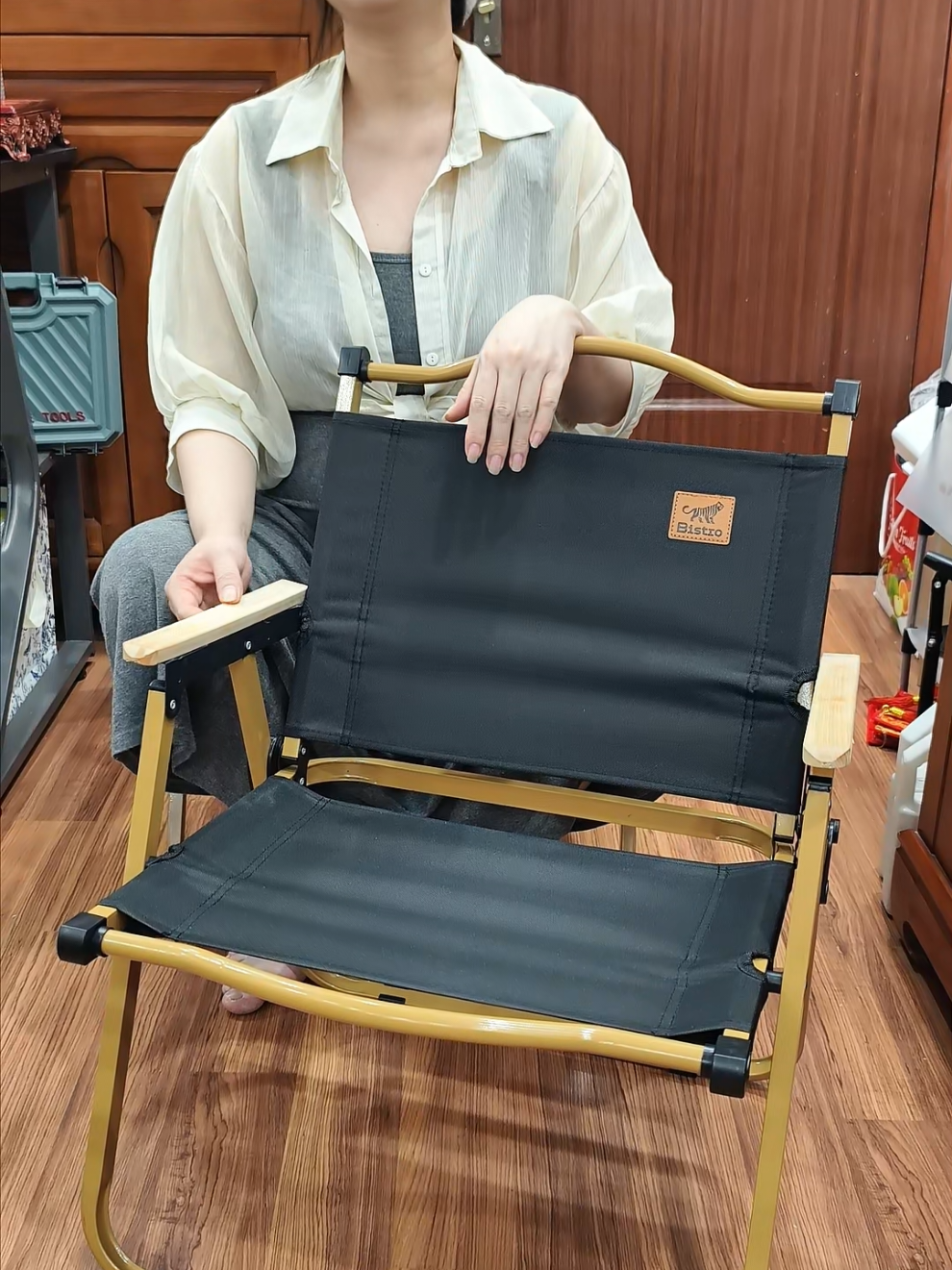 Ghế camping size M, ghế dã ngoại #ghedangoai #ghecamping #cotiennhaxinh 