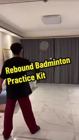 Rebound Badminton Practice Kit - Indoor Self Practice Shuttlecock With Elastic Ropes - Single-Player Badminton Trainer - Professional Self-Training Device ##fukurakutoys##edutoysmalaysia##toysmalaysia##badmintonkits