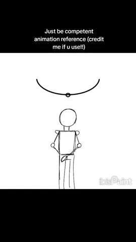 I know a lot of you guys who don't know how to animate for this trend struggle, but here's a ref to make it easier with an arch breaking down the frames. #animation #justbecompetentmeme #reference #silly 