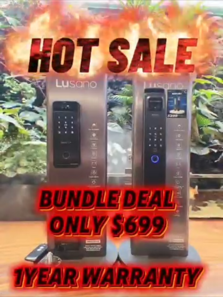 New model launch  Lusano+ cheapest gate lock with palm recognition and wifi unlock  Get both at $699 with synchronize unlock  Hp 85862297 Kelly  Punggol waterway point 