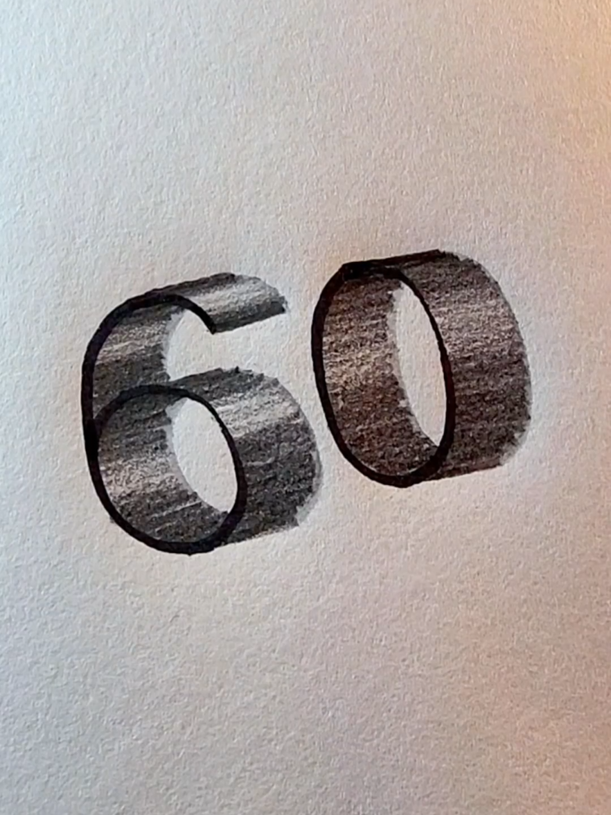 let's draw 3d number  . . . #draw #drawings #artist #usatiktok🇺🇸 #drawingtutorial 
