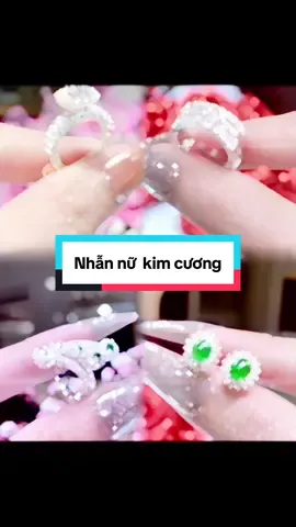 Nhẫn nữ xoàn chủ 5,4ly - dễ thương ah#thanhtrungdiamond #longngocluxury #nhannu #kimcuong #nhẫn 
