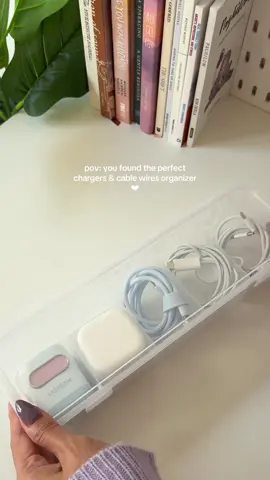Hindi na buhol buhol charger mo dito✨ #chargerorganizer #storageboxorganizer #storagebox #cablewireorganizer #multifunctionstoragebox 