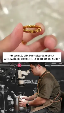 “UN ANILLO, UNA PROMESA: CUANDO LA ARTESANÍA SE CONVIERTE EN HISTORIA DE AMOR” #huykjoyero #JoyeroArtesanal #Joyería #diseñounico #joyeria 