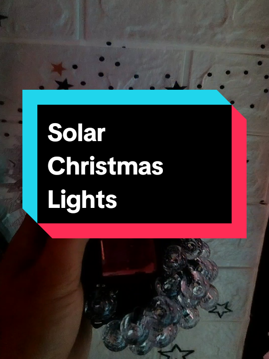 solar christmas lights ang haba nito makapal din ang wire #solarchristmaslights #solarlight #solar 