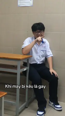 Cách phản ứng khi bị gọi là gey #botucducnhantai #thpttranphu #gay #femboy #abcxyz 