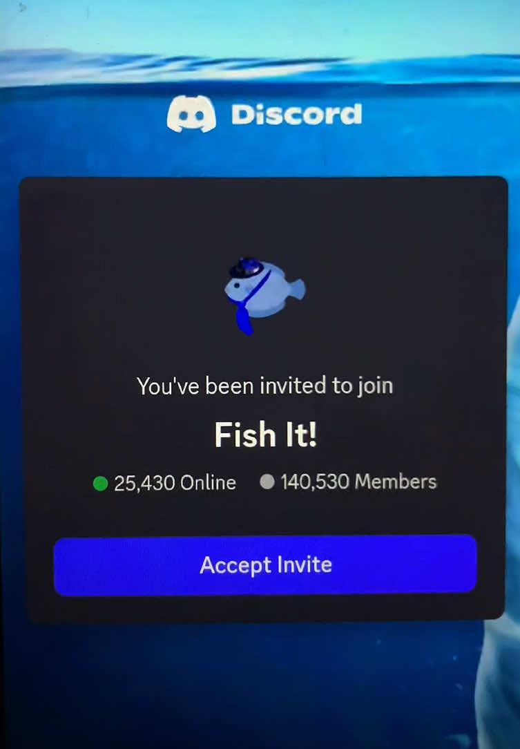 siapa yg blg linknya ga bisa ? “ https://discord.com/invite/3drcrjAru3 “ catet ya link g akan kadaluwarsa,perhatiin link uda benar blm dan pastiin kalian punya akun discord dulu ya,kalo blm tinggal daftar 🫶🏻 #discord #fishit #roblox #talon 