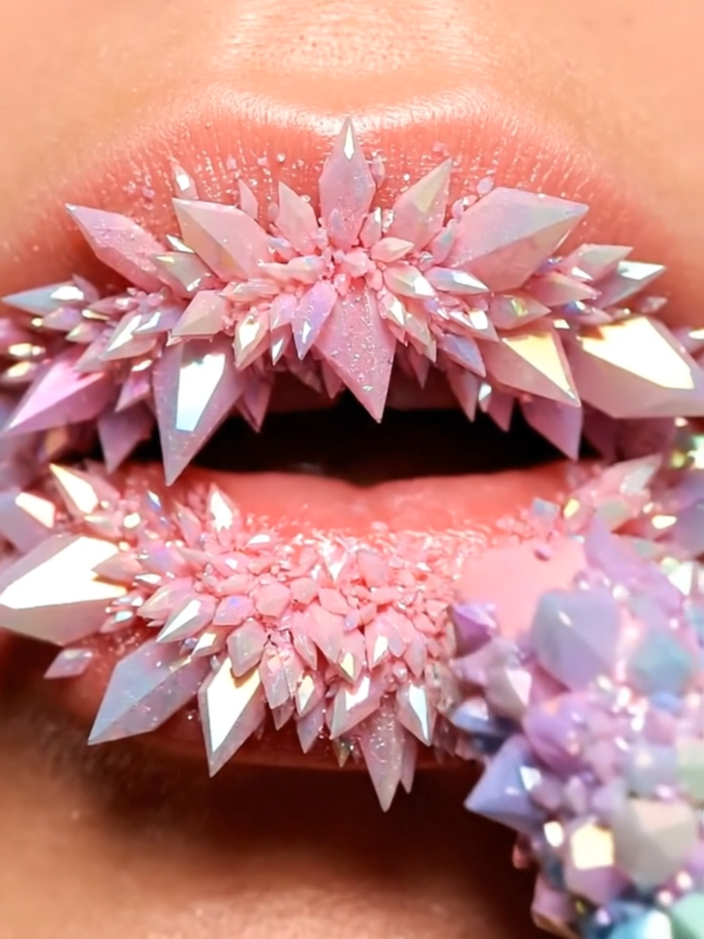 Pastel crystals lipstick asmr makeup #aiasmr #asmr #asmrmakeup #makeupasmr #aimakeup 