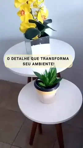 A decoração perfeita para qualquer ambiente da sua casa! Kit com 2 mesinhas de canto com tampo redondo. #tiktokshop #mesinha #decoracao #tiktokviral @Kira Shop 
