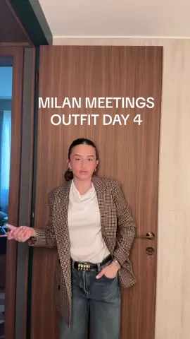 Outfit for meetings in Milan pt 4 #outfitoftheday #fashiontok #OOTD #ootdfashion #myriamdiazoutfit 