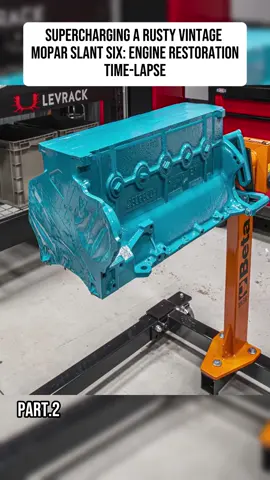 Supercharging a rusty vintage Mopar Slant Six: engine restoration time-lapse #restoration #carengine #enginerebuild 