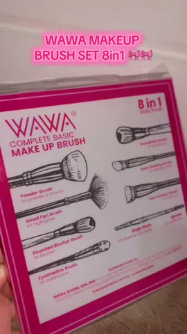 dahla murah, dapat pulak freegift palette serba lengkap 🎀, shopping bag and beauty blender!! 😍🩷 yang paling bestt brush lembut and tak tajam! 😍🎀🩷✨ #fyppppppppppppppppppppppp #wawabrushmakeup #makeup 
