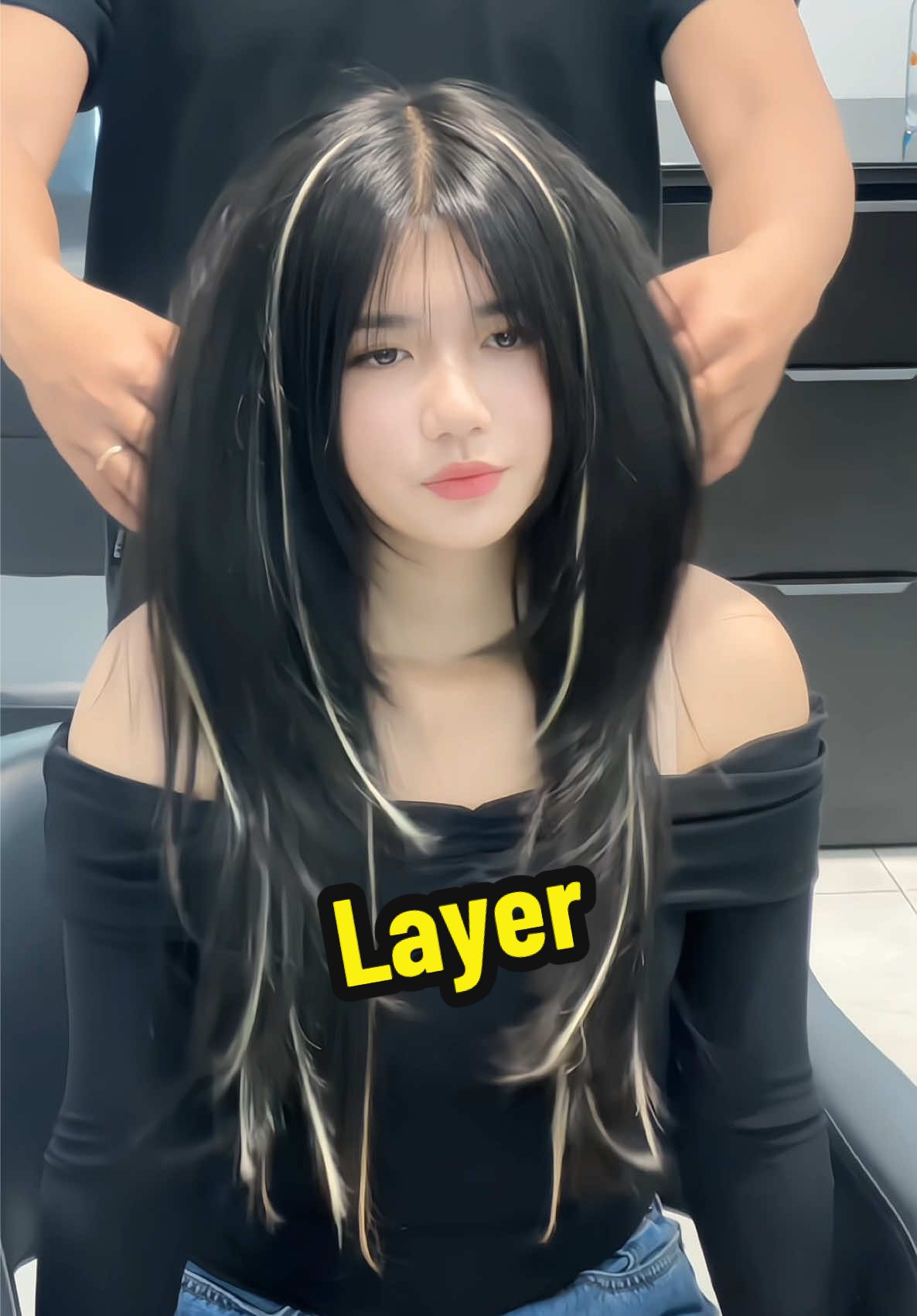 Mẫu layer đẹp nối ligh #tiemlamtocdepbinhthanh #salonuytinbinhthanh #xuhuong #lamtocgiare #maukhongtay 