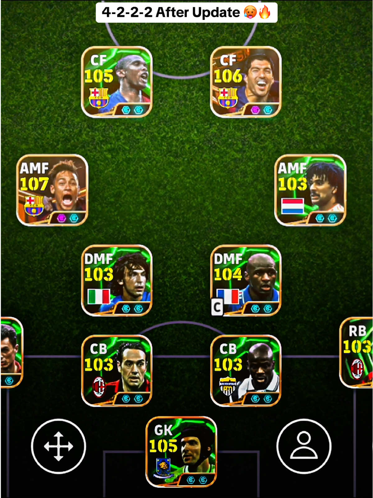 How to get 4-2-2-2 default formation? #foryou #efootball #foryoupage #sktahmang #viral 