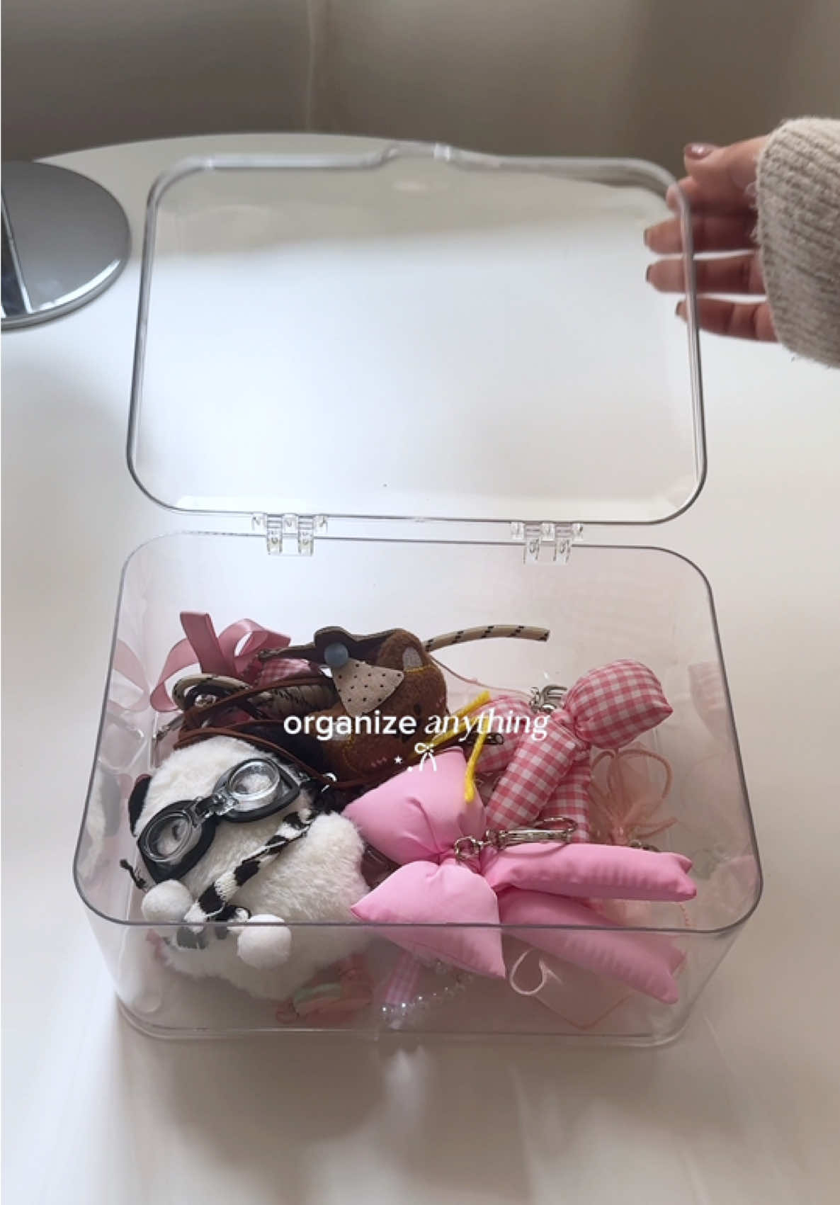 one organizer. infinite uses. totally obsessed 💫📦 #acrylicorganizer #organize #organizer #declutter #fyp   