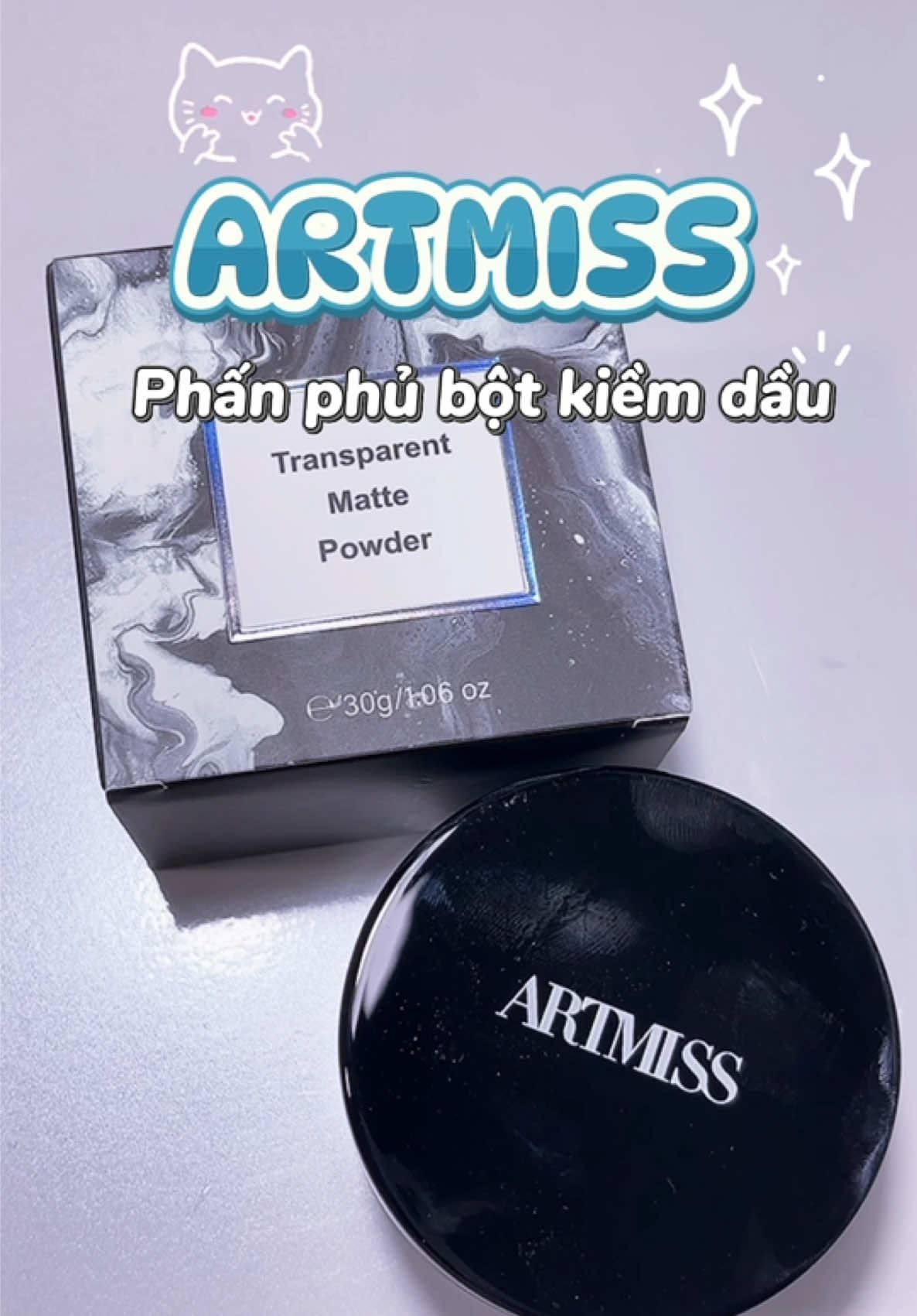 Phấn phủ bột kiềm dầu có nhũ Artmiss #artmiss #artmissvietnam #phanphubotkiemdau #phanphubot #phanphuartmiss 