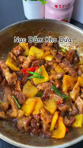 Nay nhà em hết nồi cơm luôn nhaaa. Thịt nạc dăm kho dứa ngon lắm lắm #LearnOnTikTok #ancungtiktok 