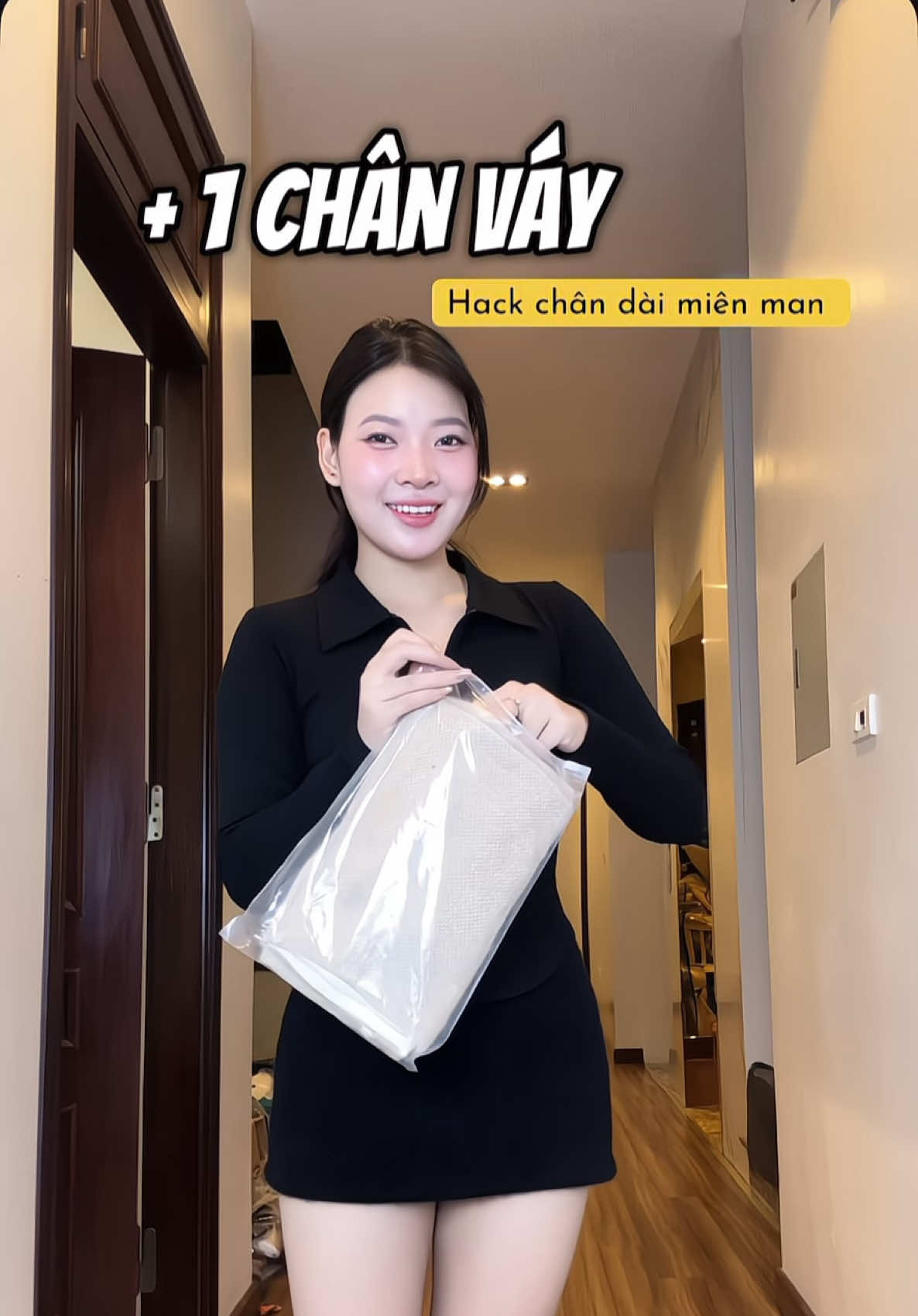 Dự sẽ là chiếc chân váy sẽ mặc nhiều nhất thu đông năm nayy, mix với quần tất bao nhonnn 😆 #lammecungthuy #chanvaydangngan #chanvaynu #chanvayxinh #chanvay 