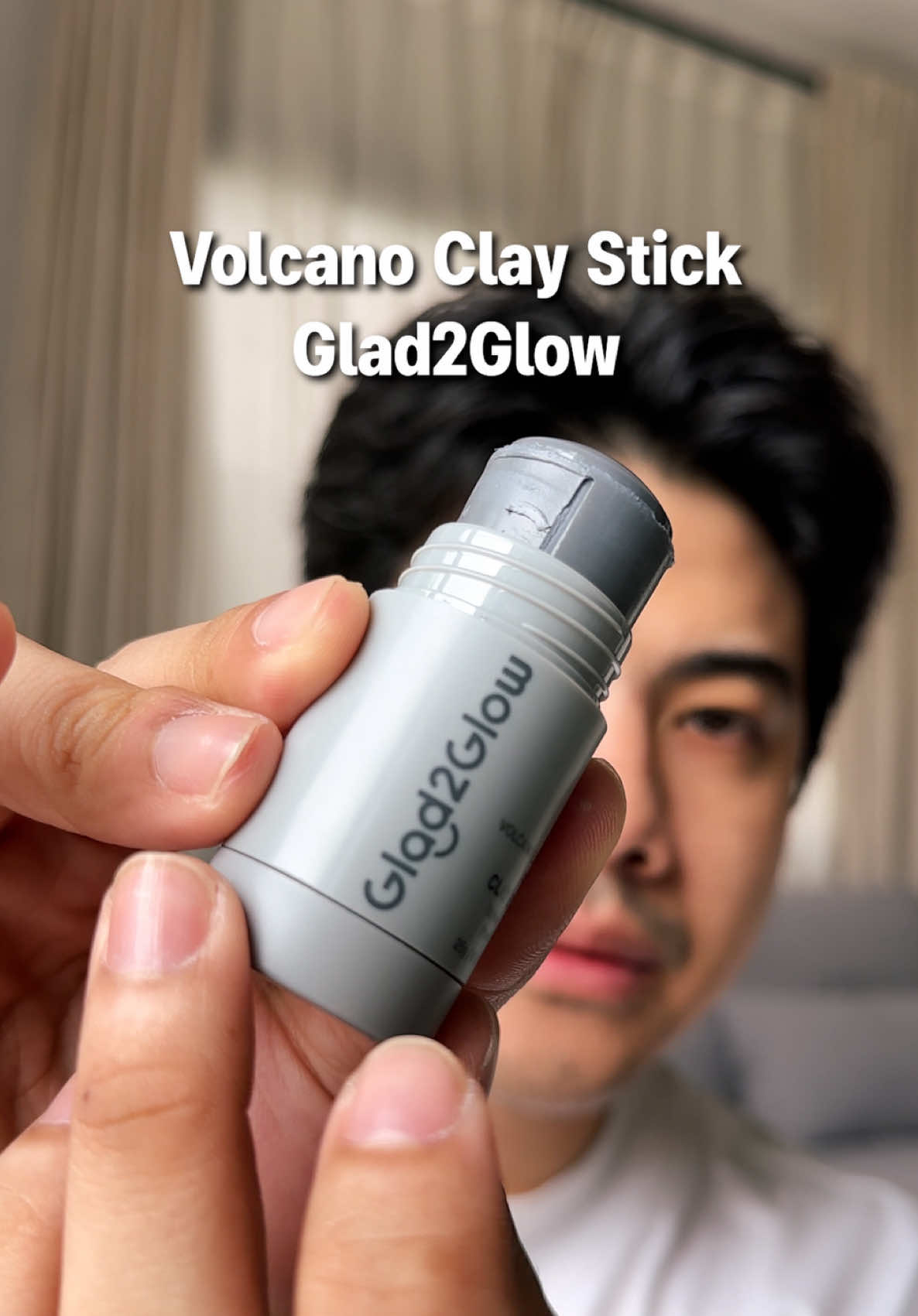 Volcano clay mask stick ใช้งานง่าย ไม่เลอะมือ #tiktokบิวตี้ #รีวิวสกินแคร์ #glad2glow #ดูแลตัวเอง #volcanoclaystick 