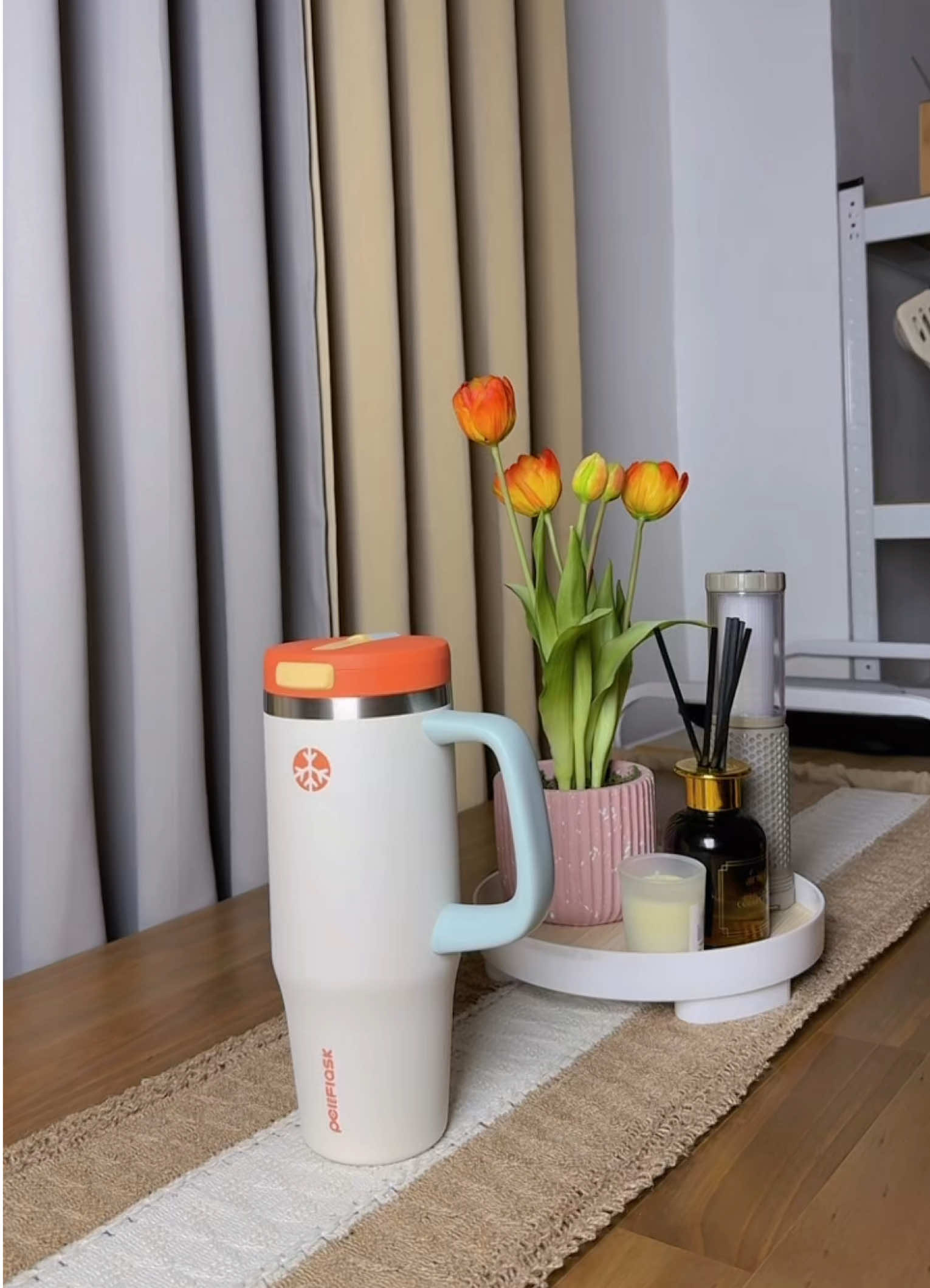 Ito yung tumbler na legit na leakproof kasi literal talaga na hindi naglileak💧🤍 #peliflask #peliflasktumbler #peliflask_ph #tumbler #insulatedtumbler 