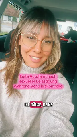 Erste Auto Fahrt nach meinem traumatischen Erlebnis mit der Polizei! Aber wir gehen rein. Nichts kann uns aufhalten. Seid mutig ihr Mäuse!  #traumaheilung #car #fear #dog #brave 