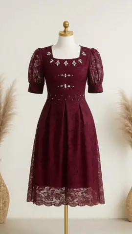 Dress Giselia || Dress natal terbaru 2025 || Dress Brokat Payet || Dress non hijab kristen || dress wanita lengan pendek || dress elegan#dress #dresnatal #brokat #dresbrokat #dreswanita 