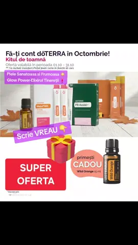 ✨ Elixirul Tinereții – Glow Power recomandat si de Dr. Claudia Bogole ✨ Știai că există o combinație de 3 produse care îți dau energie, piele luminoasă și vitalitate zilnică? 🌿💧 💎 Rețeta secretă Glow Power conține: 👉 Colagen MetaPWR – elasticitate, piele fermă și tinerețe din interior. 👉 Probiotice PB Assist – echilibru digestiv și imunitate puternică. 👉 Electroliți – hidratare și vitalitate pe tot parcursul zilei. ⚡ Rezultatele se văd și se simt! Dar… doar dacă aplici zilnic această rutină. 👉 Vrei și tu să-ți prepari elixirul tineretii? Scrie-mi acum și te ajut sa ai cea mai buna oferta, livrare internationala! ⚠️ Atentie! Produsele originale se comanda doar de la noi, direct din sursa certificata ✅ 💬 Lasa un comentariu cu „VREAU” si te ajut sa iti faci cont  si sa primesti toate avantajele!  #GlowPower #ElixirulTineretii #doTERRA #ColagenMetaPWR #FrumuseteSiSanatate