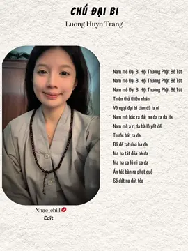 Chú đại bi || Huyen Trang #lyrics #tamtrang #nhachaymoingay #fyp #fbtxuhuong 