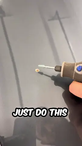 Quick fix for big rock chips