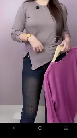 HanyQ_blouse atasan wanita lengan panjang casual tangan bisa di gulung bahan spandek#atasanwanitalenganpanjang #bajuwanitakekinian #tiktoktokopedia #